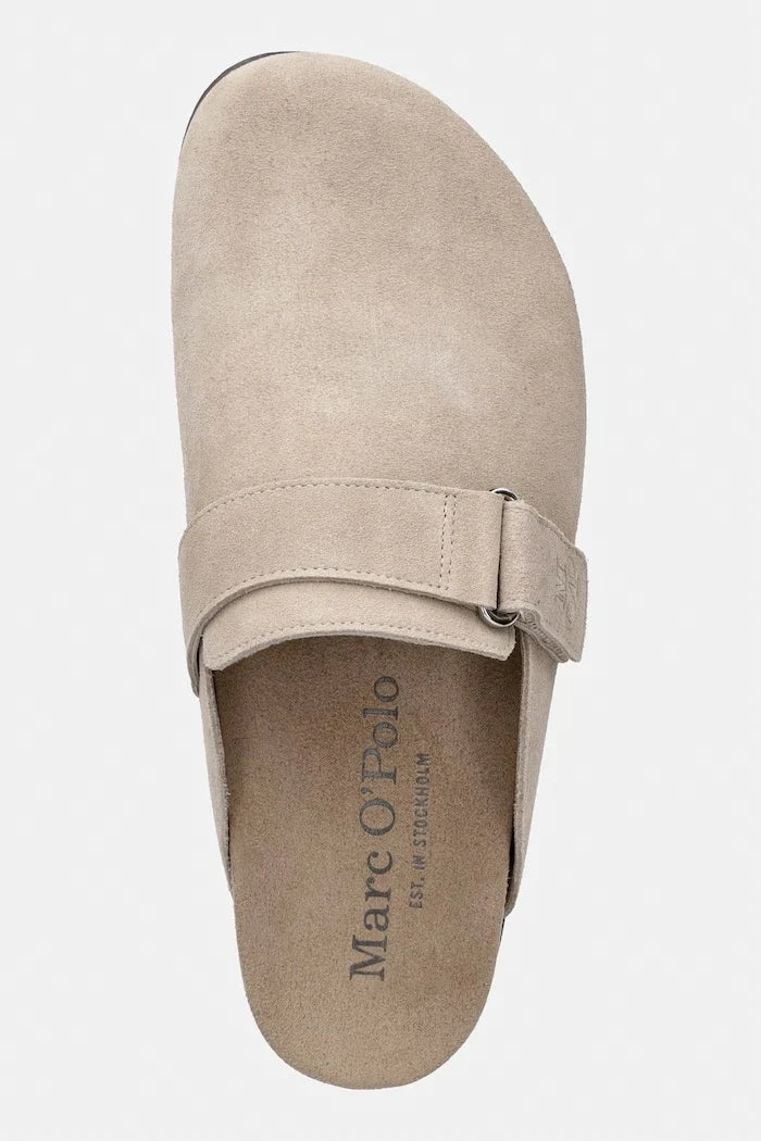 Pantufla zueco de gamuza para hombre Marc O'Polo Federico 2B