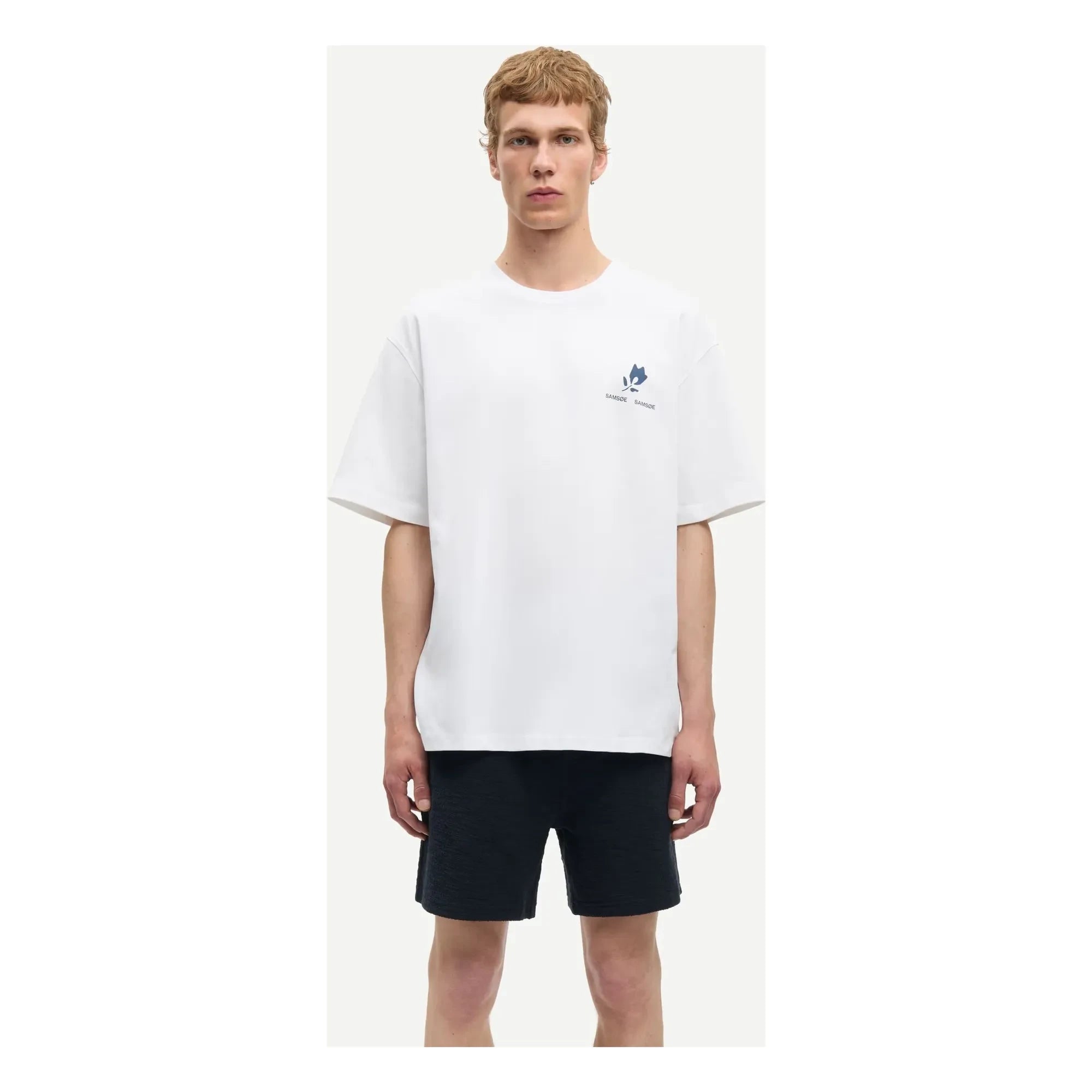 Samsoe Samsoe - Camiseta de algodón Sacohen | Blanco