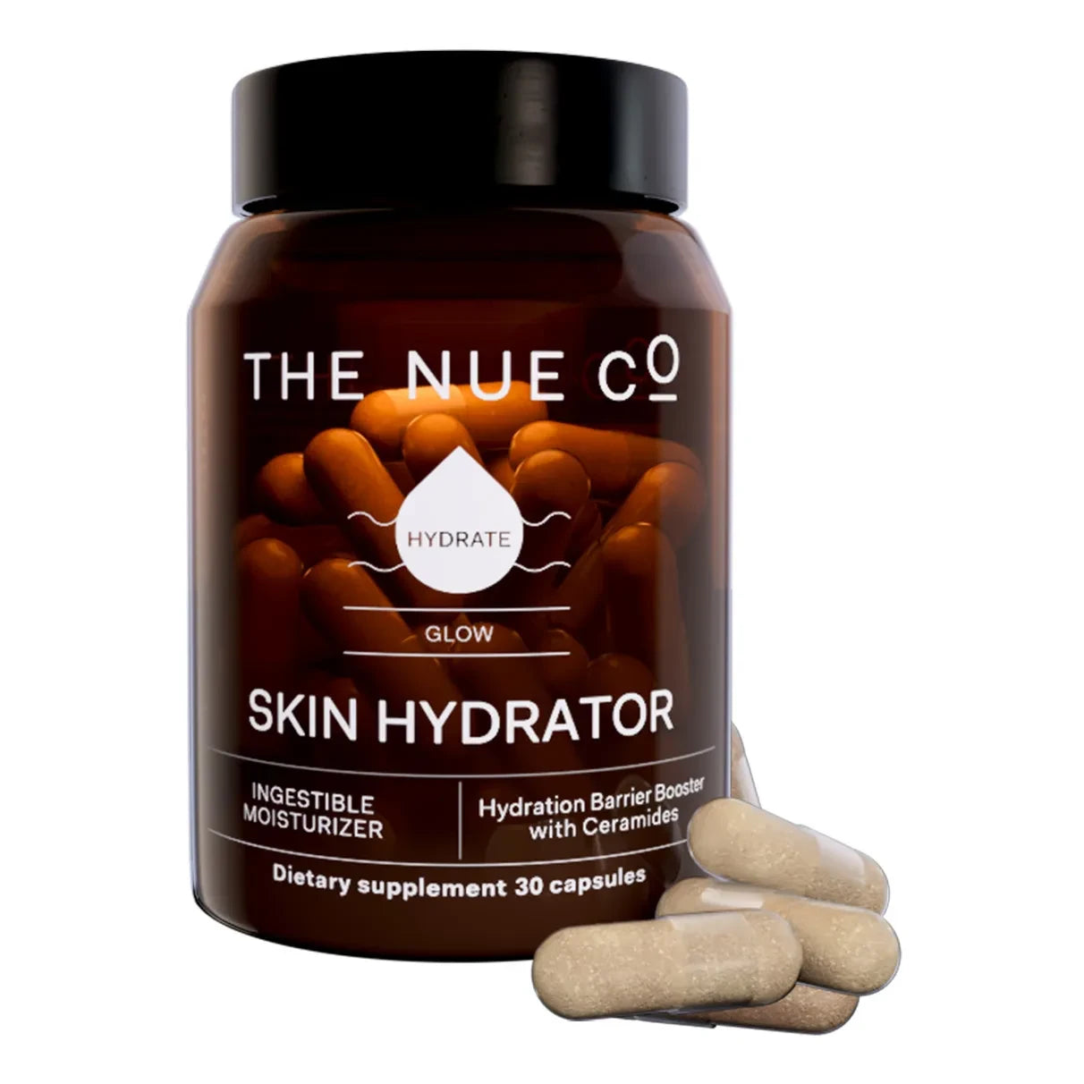 The Nue Co - Suplemento Nutricional Hidratante de la Piel - 30 Cápsulas