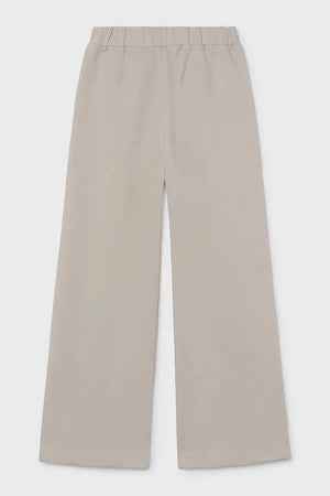 Pantalones lisos de algodón para mujer