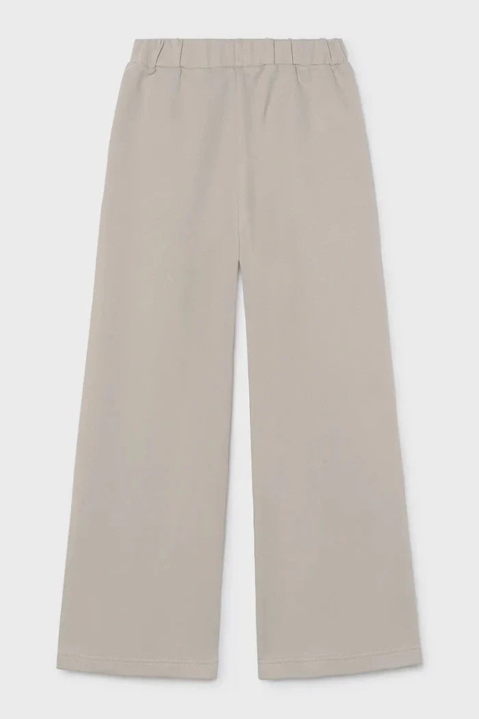 Pantalones lisos de algodón para mujer