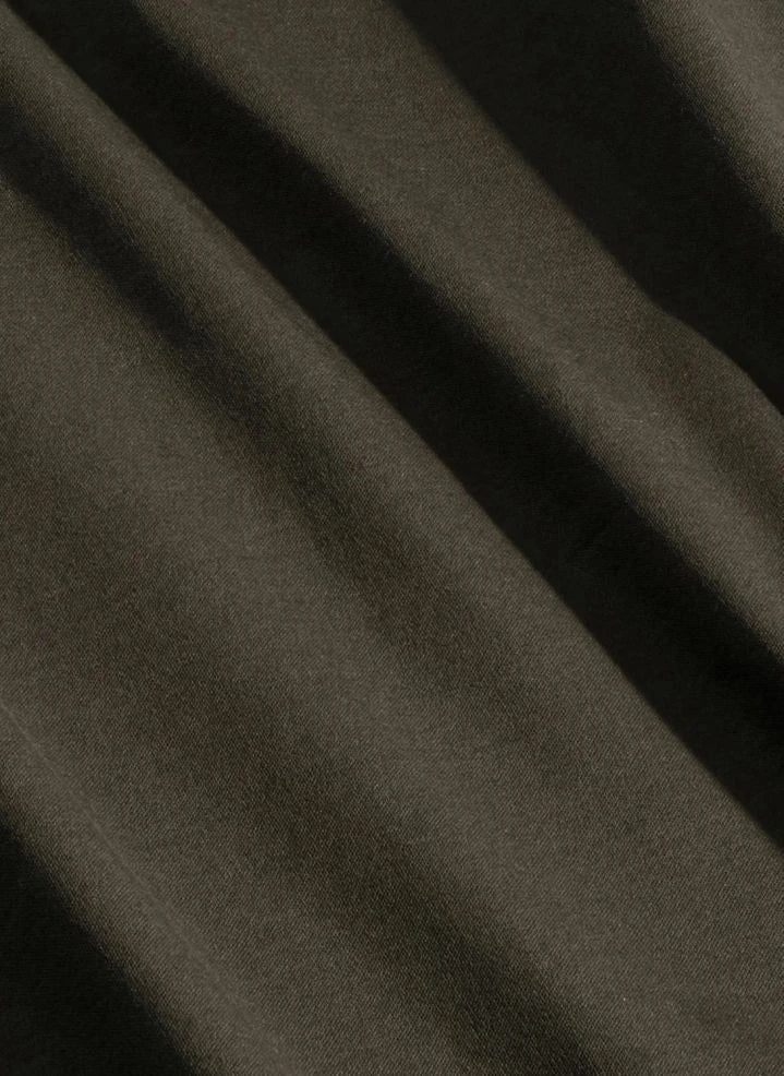 NN.07 - Nat Logo 3525 camiseta de algodón orgánico | Verde caqui