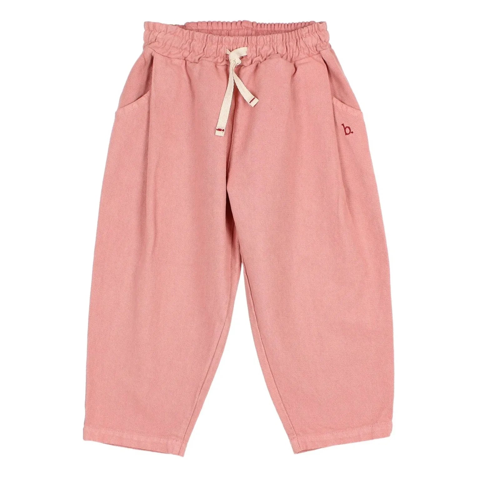 Búho - Drill Girly Kordonlu Pantolon | Pembe