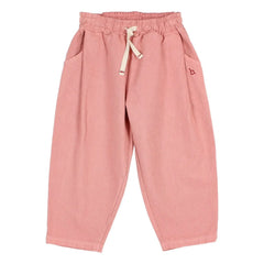 Búho - Drill Girly Kordonlu Pantolon | Pembe