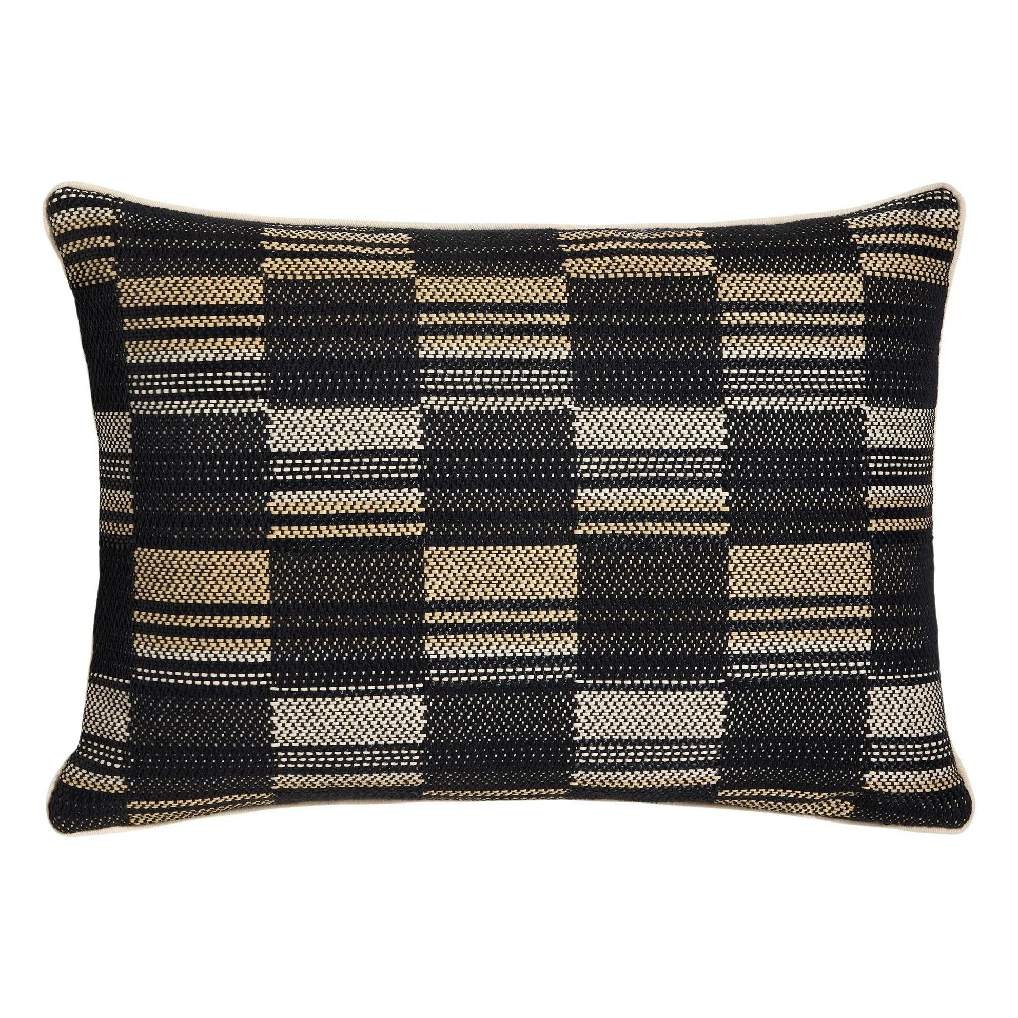 Maison Sarah Lavoine - Cojín Damier | Negro