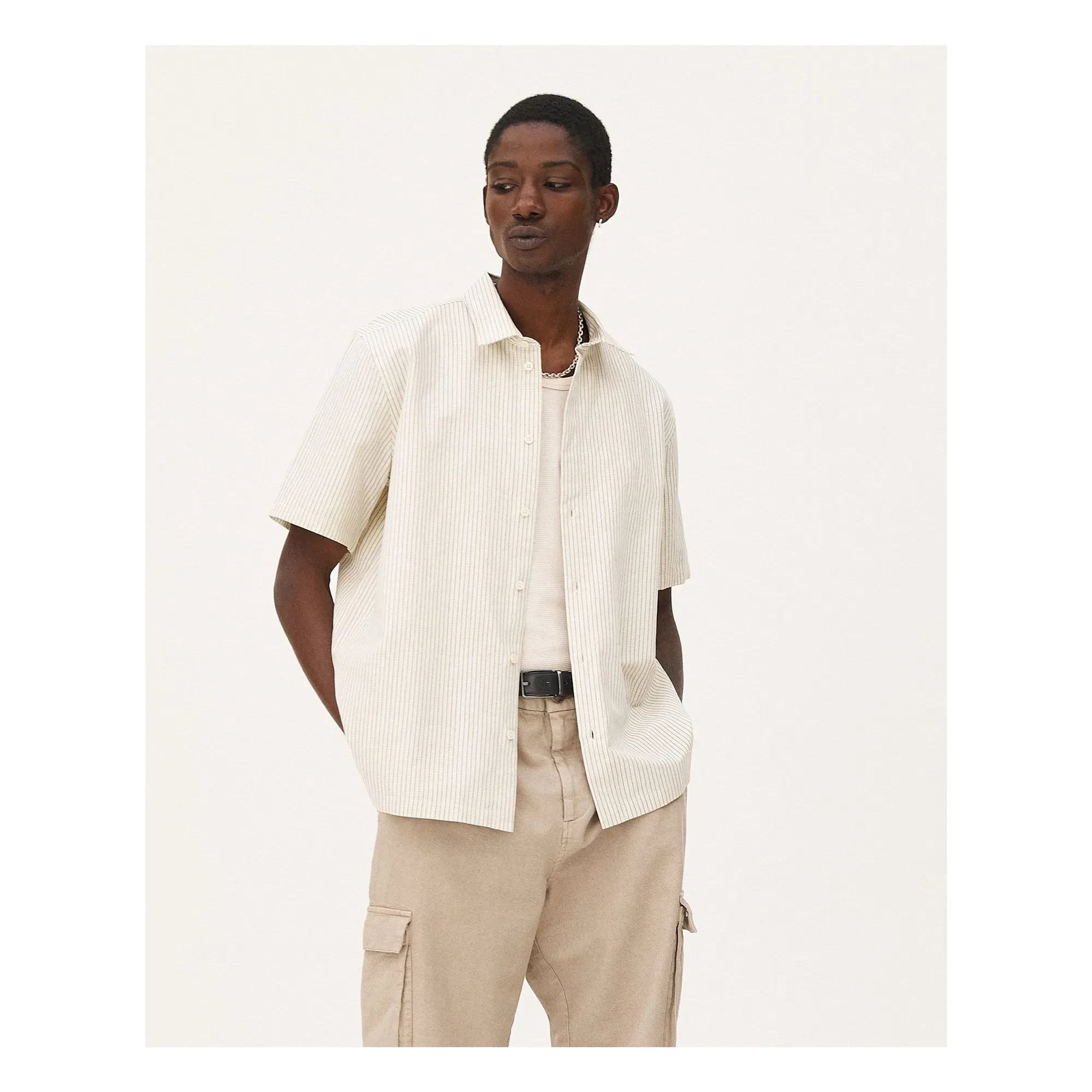 Noyoco - Camisa de algodón orgánico Rio | Crudo