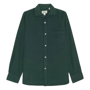 Hartford - Camisa de terciopelo Paul Pat | Verde cromo