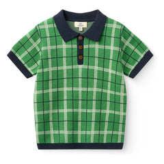 Copenhagen Colors - Polo de punto de algodón orgánico | Meadow Green
