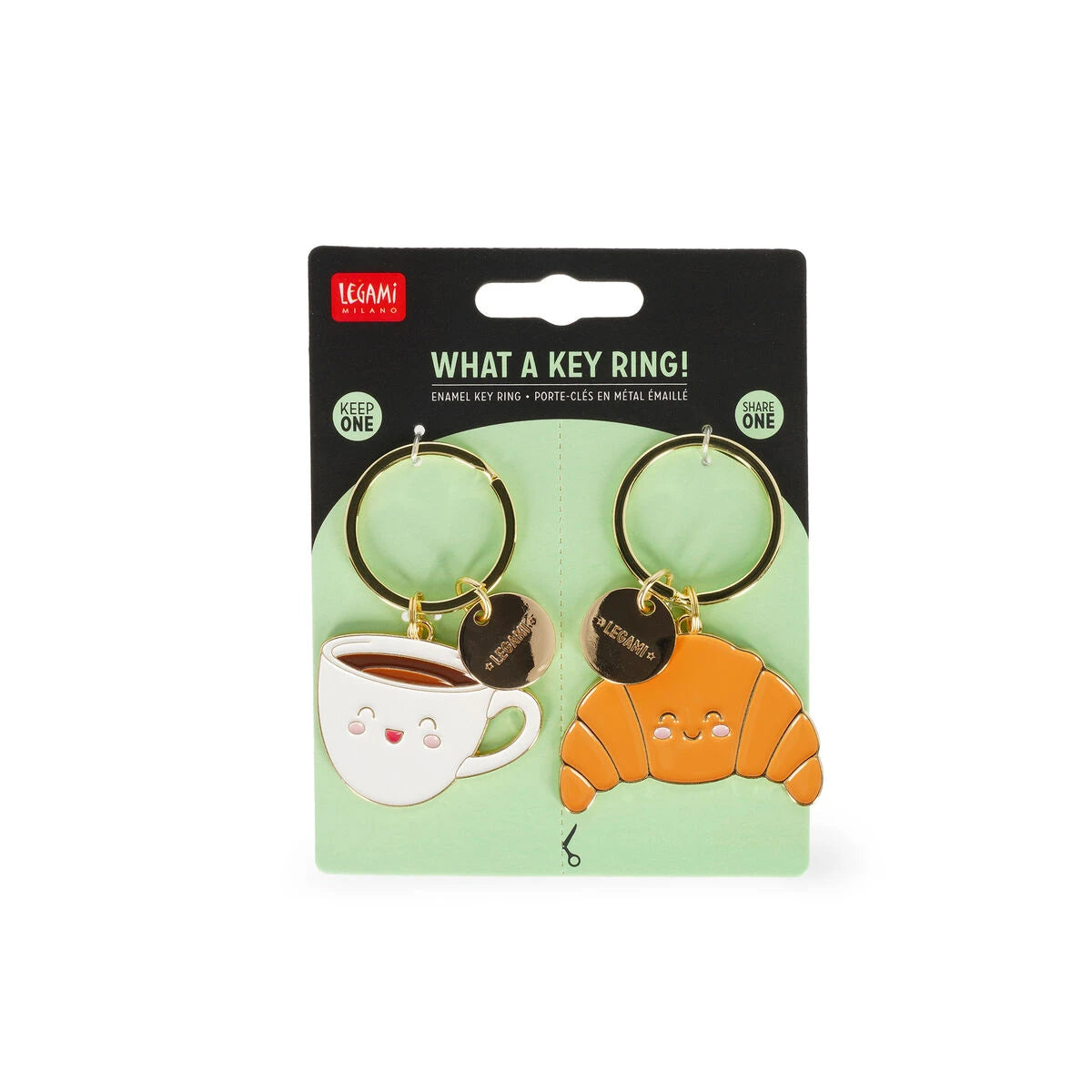 Legami - Enamel Key Chain - Breakfast - What a Anahtarlık!