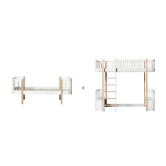 Oliver Furniture - Litera Alta de Madera | Blanco