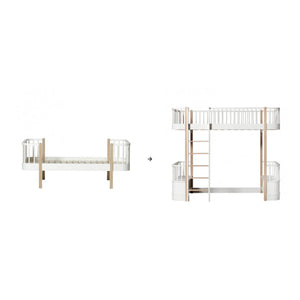 Oliver Furniture - Litera Alta de Madera | Blanco