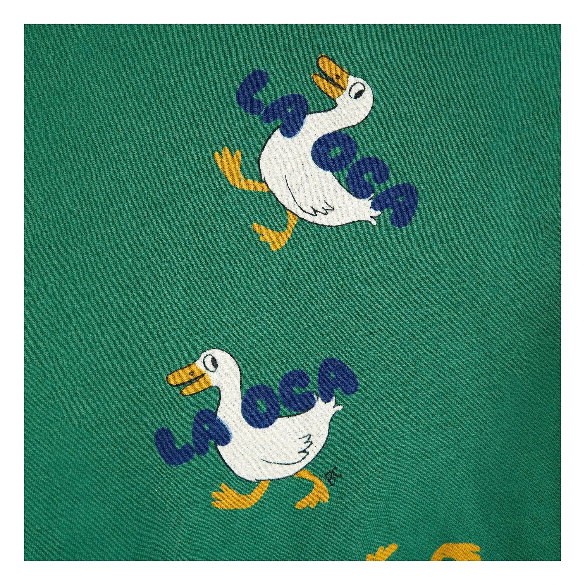 Bobo Choses - Sudadera Ducks La OCA Algodón Orgánico | Verde