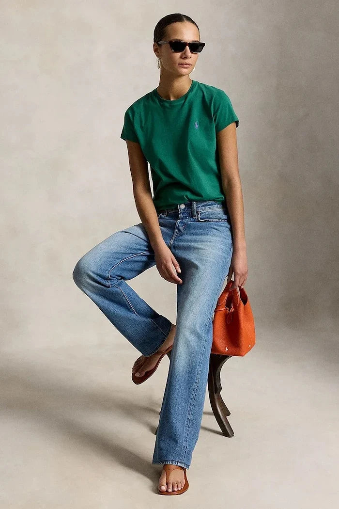Camiseta de algodón para mujer Polo Ralph Lauren