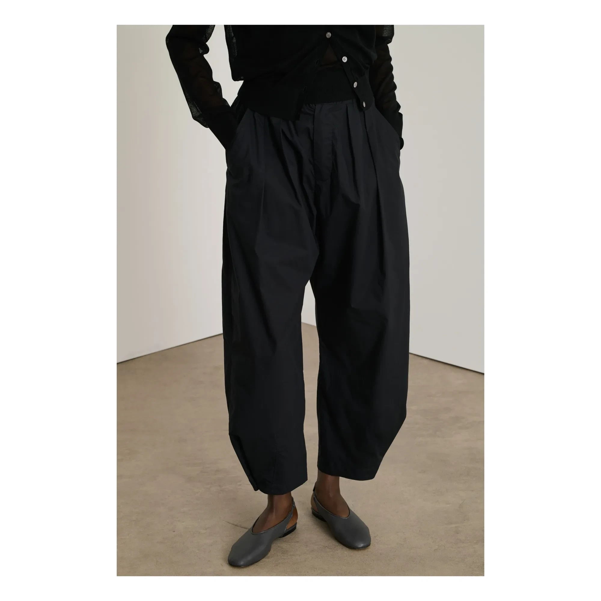 Soeur - Pantalón de algodón orgánico Vernon | Negro