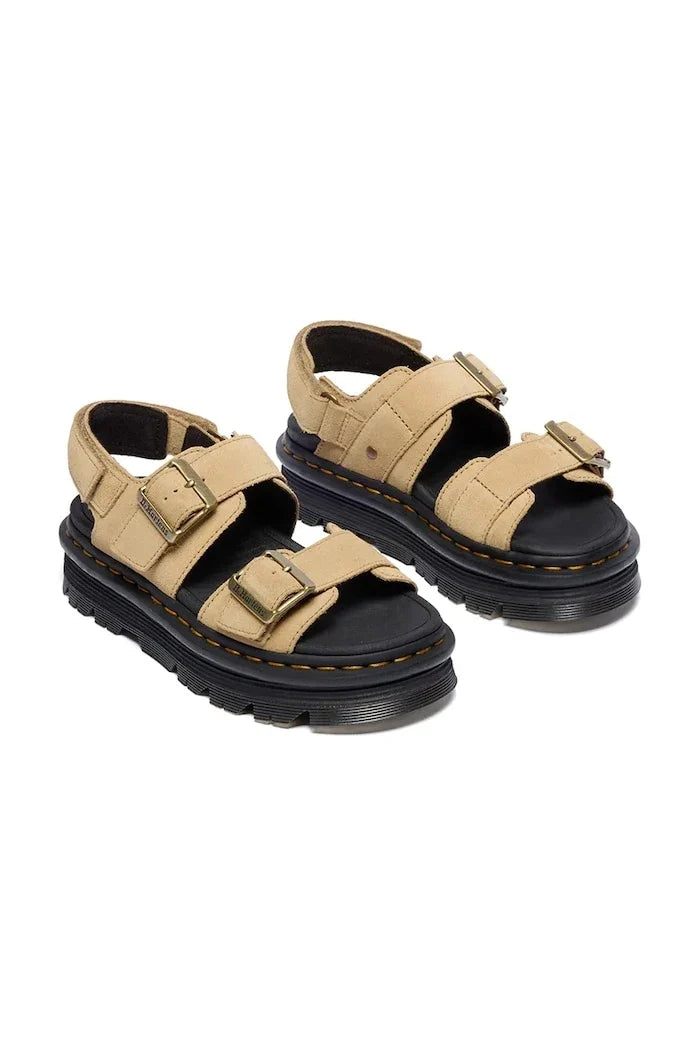 Dr. Martens Sandalias de Plataforma de Ante para Mujer ZebZag