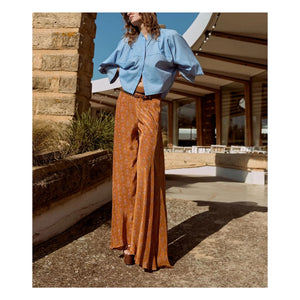 Mes Demoiselles - Blusa de popelín de algodón Soon | Azul claro