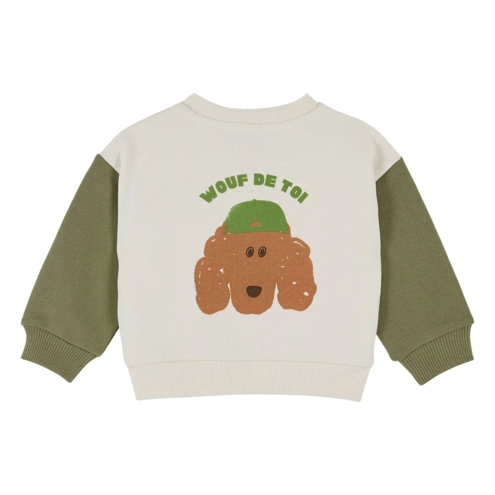 Emile et Ida - Sweat Dog Organik Pamuk | Ekru