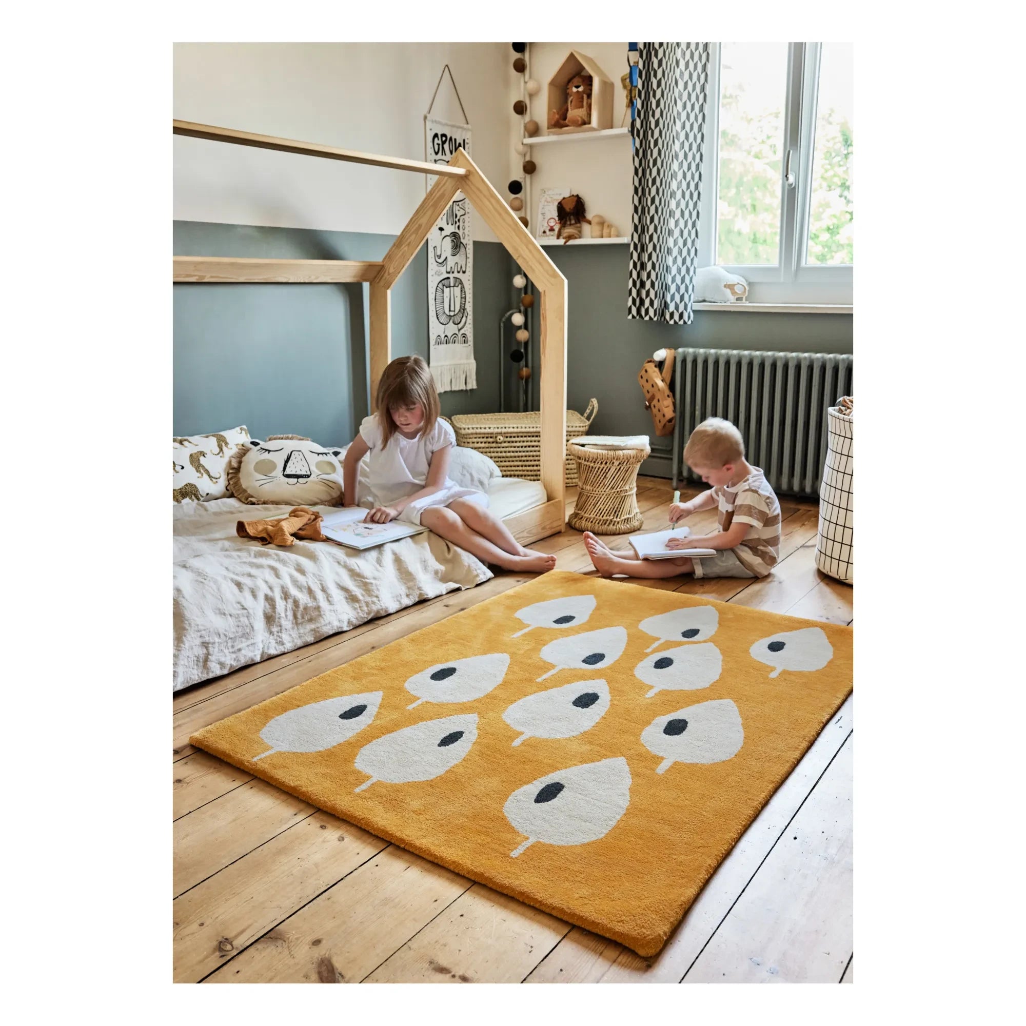 Bleuu-studio - Alfombra Bosque | Albaricoque