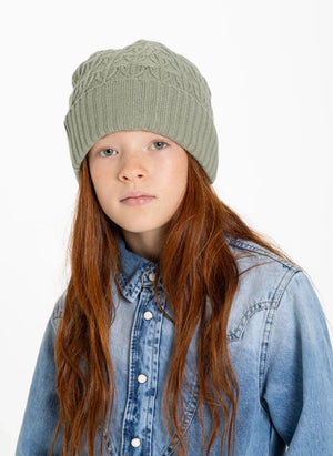 Hundred Pieces - Gorra de lana merina Sierra | Verde agua