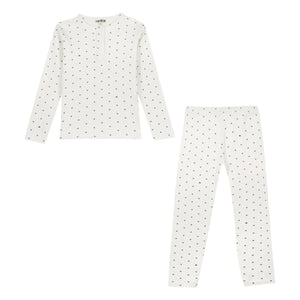 Bonton - Yıldız Desenli Pijama | Mavi