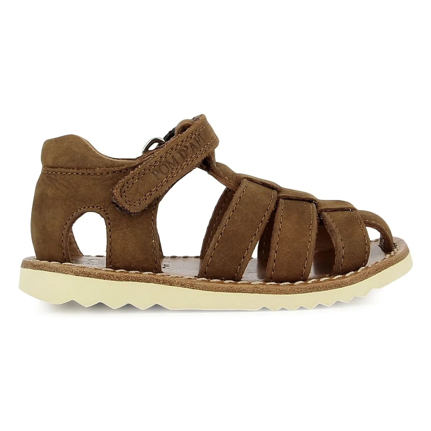 Pom d'Api - Sandalias de nobuk Waff Papy | Marrón