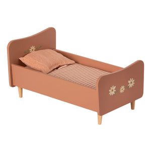 Maileg - Mini Cama de Madera | Rosa