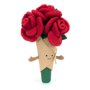 Jellycat - Ramo de rosas de peluche | Rojo