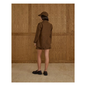 Rylee + Cru - Chaqueta de doble botón | Tabaco