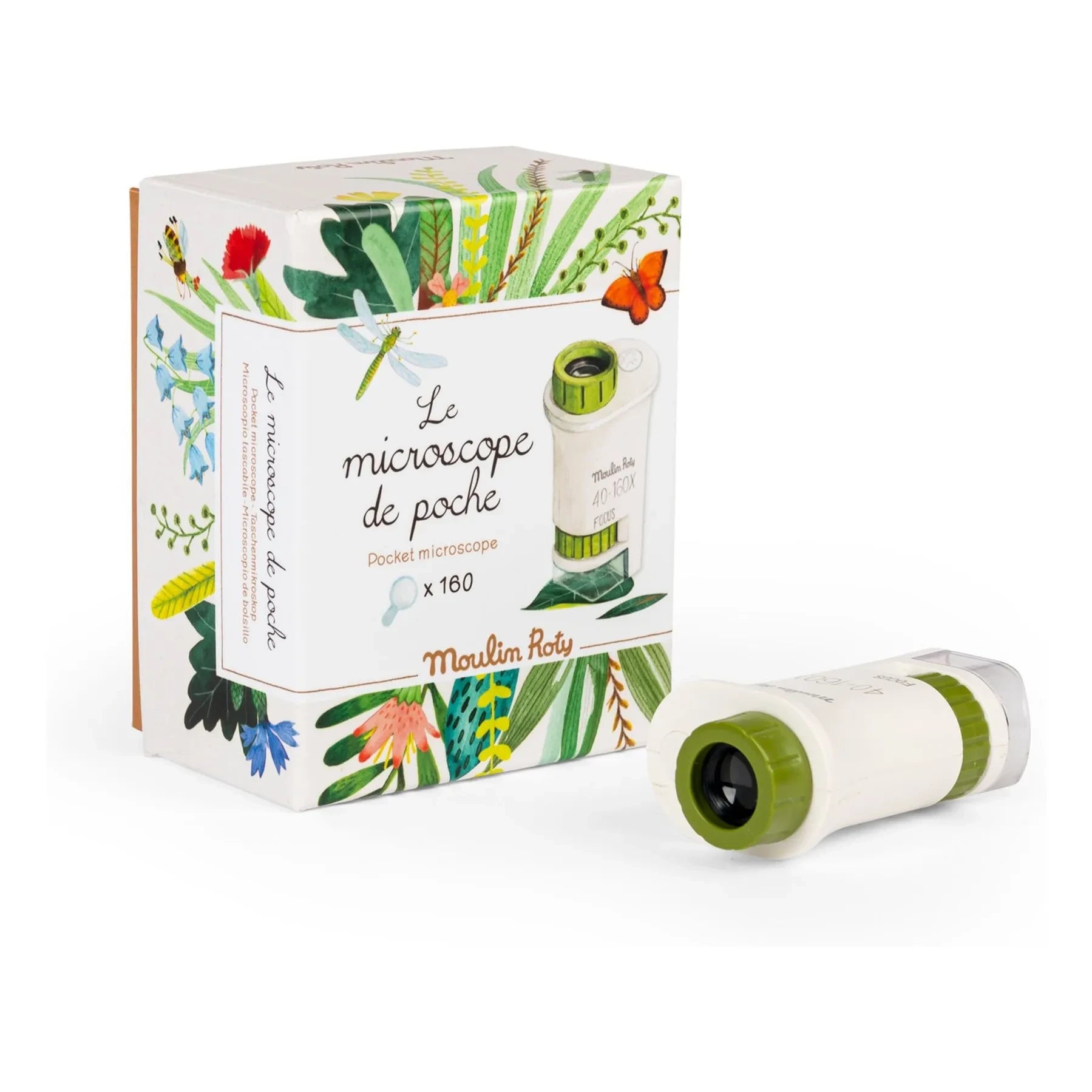 Moulin Roty - Microscopio de bolsillo - Le jardin du Moulin | Verde