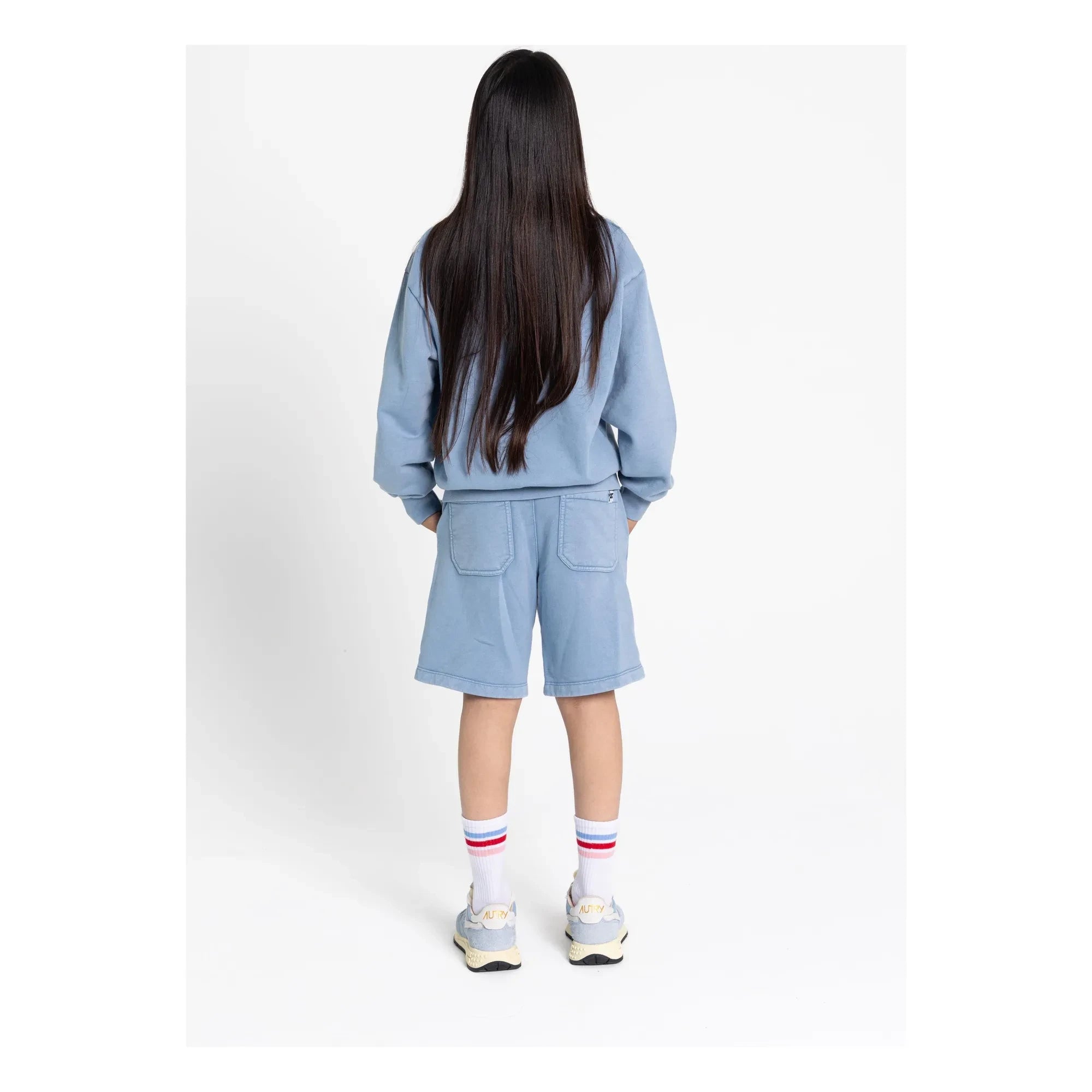 Hundred Pieces - York shorts Algodón orgánico | Azul grisáceo
