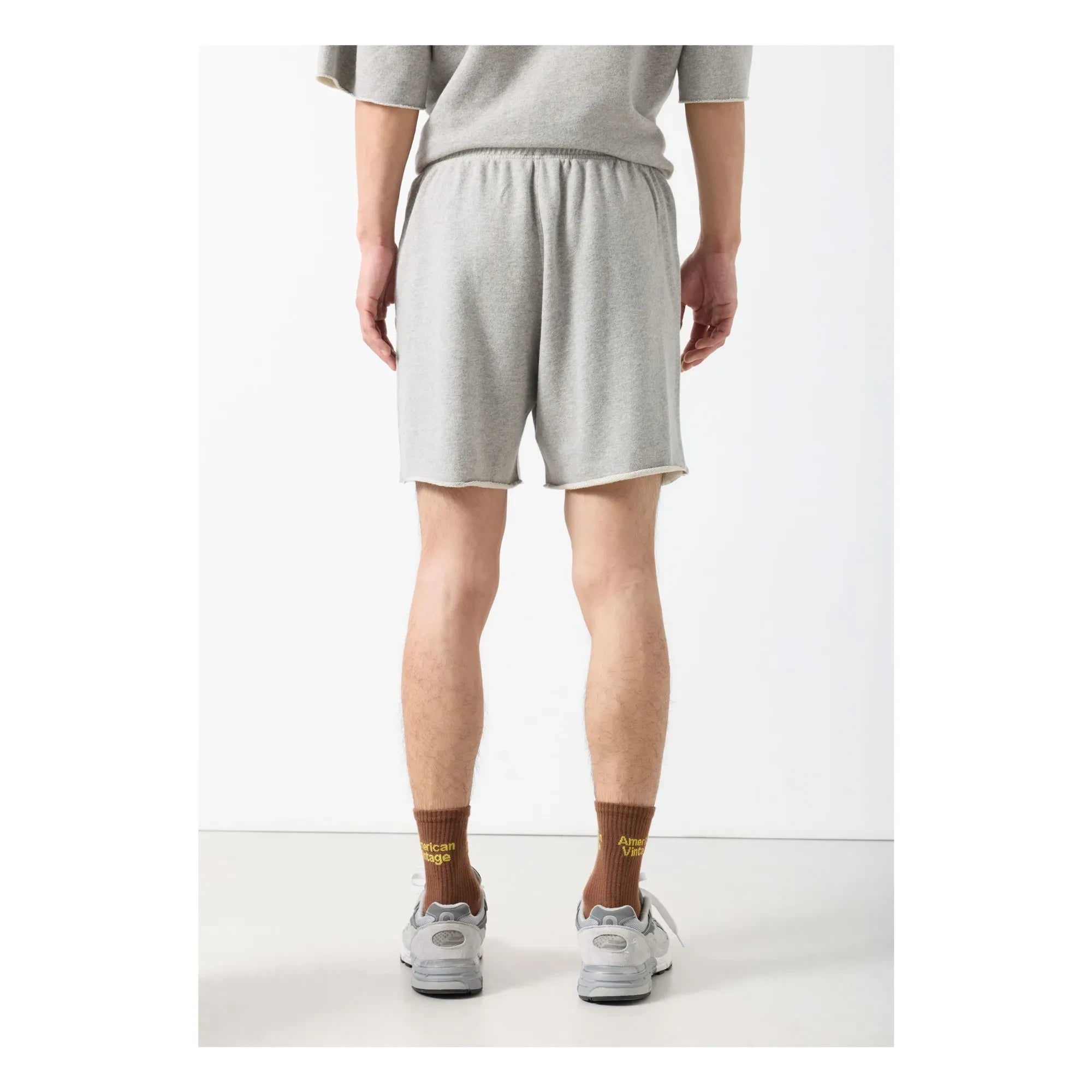 American Vintage - Uni corto | Gris jaspeado