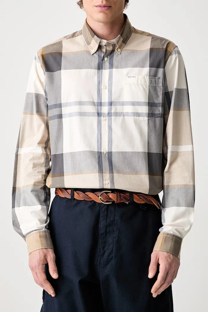 Camisa Barbour Harris tailored de algodón para hombre