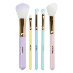 Oh Flossy - Brochas de Maquillaje Arcoíris - Set de 5