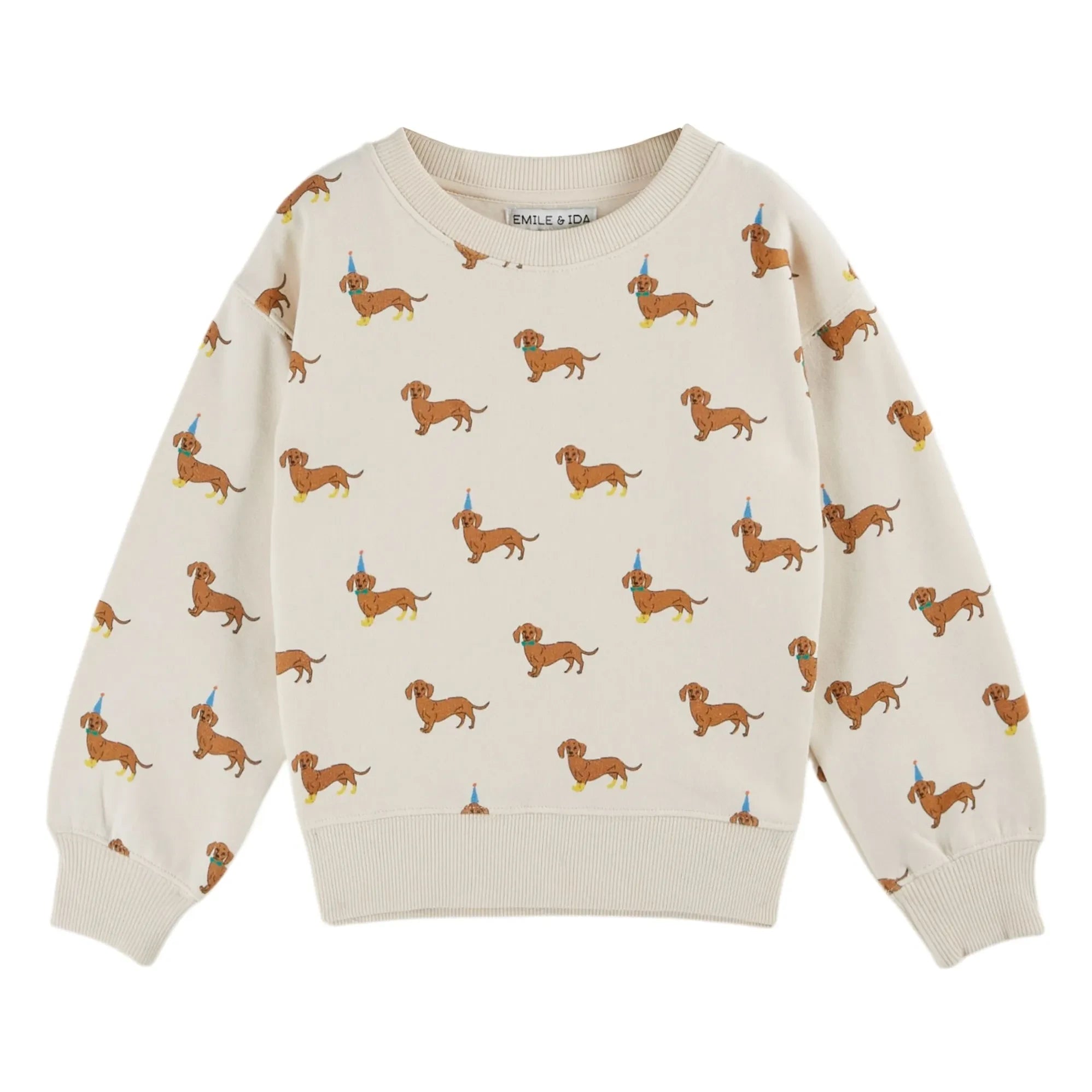 Emile et Ida - Sudadera Dogs de Algodón Orgánico | Crudo