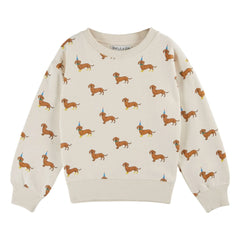 Emile et Ida - Sudadera Dogs de Algodón Orgánico | Crudo