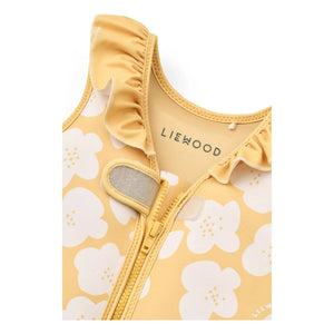 Liewood - Chaleco de natación Dove | Amarillo flor/limón