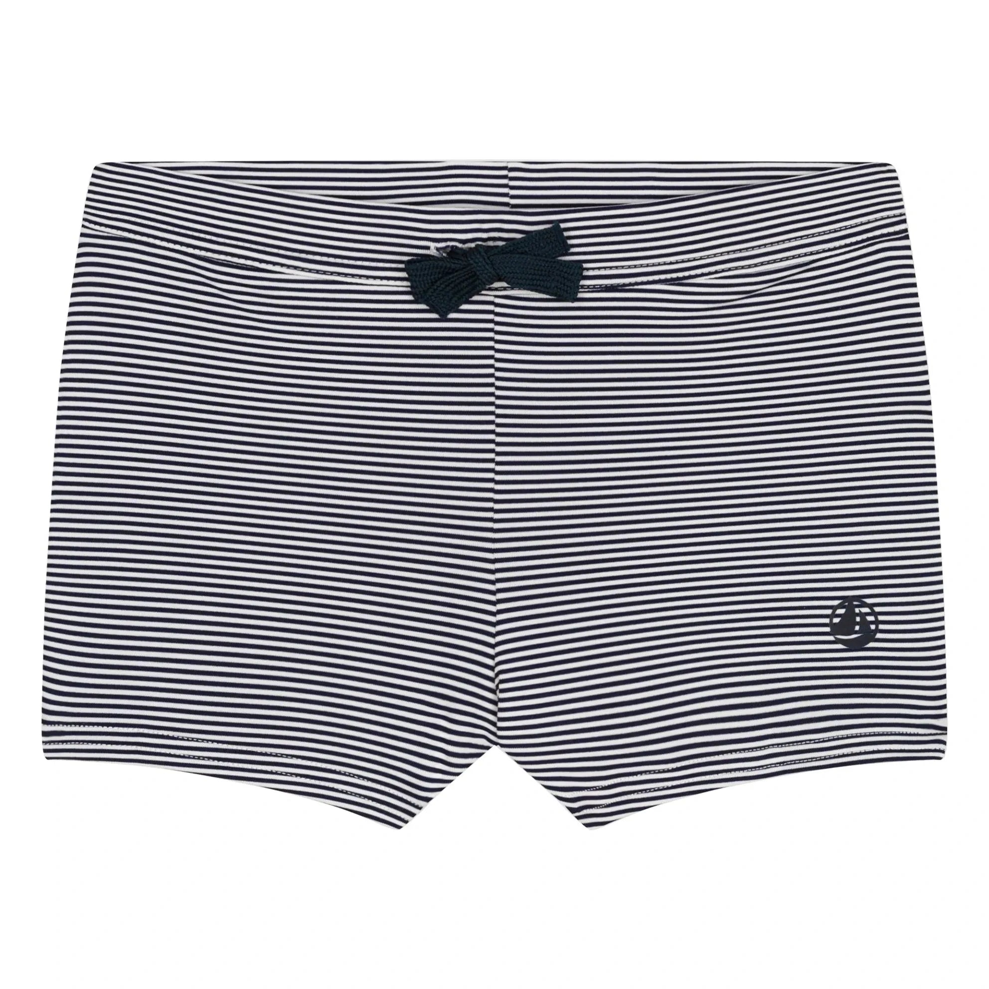 Petit Bateau - Bañador corto de fibra reciclada Baume | Azul marino
