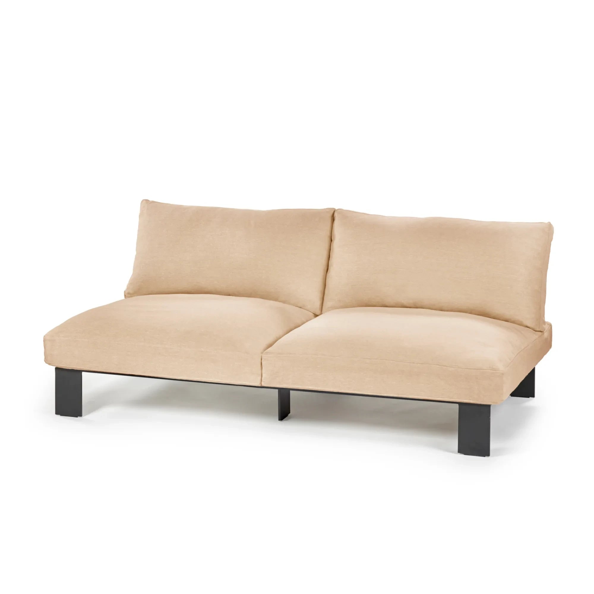 Serax - Sillón de lino para 2 personas | Albaricoque