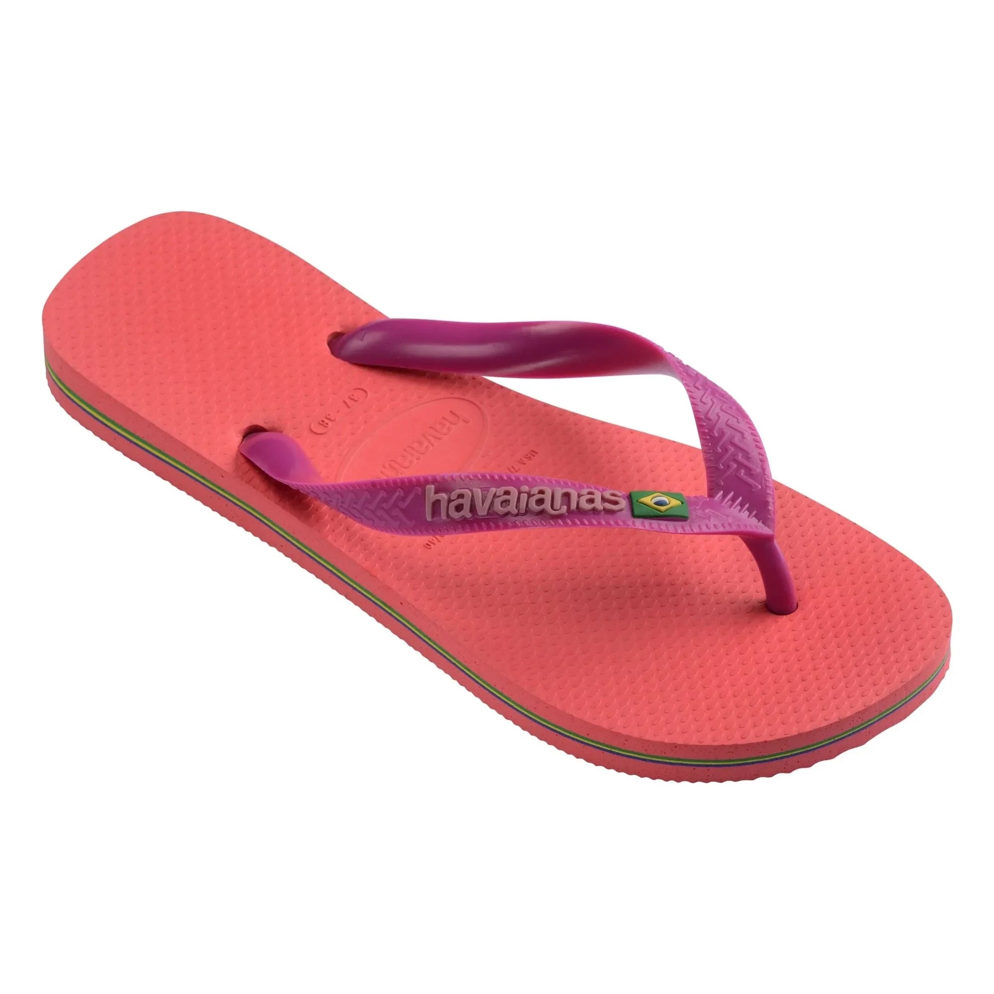 Havaianas - Chanclas Brasil Logo | Coral