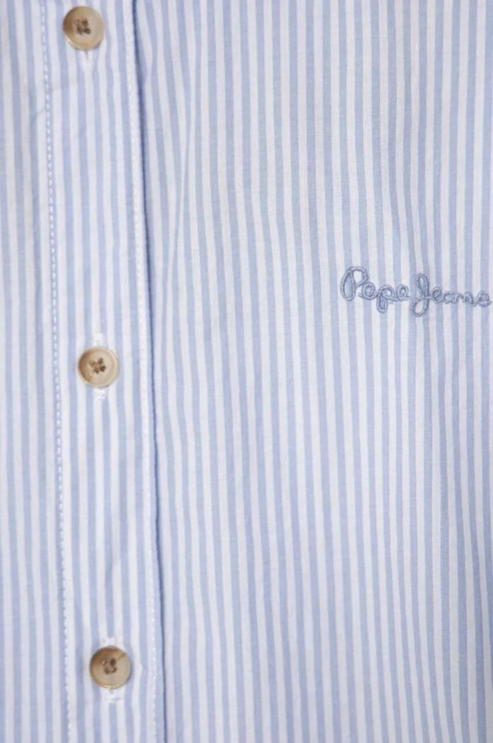 Camisa de algodón para niños Pepe Jeans OLYMPIA