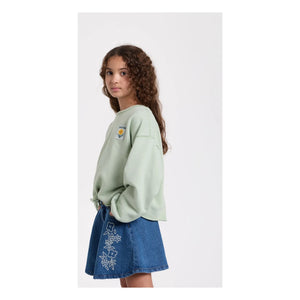 Hundred Pieces - Sudadera de algodón orgánico Belmont | Salvia