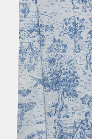Foulard de algodón Barbour Wisteria para mujer