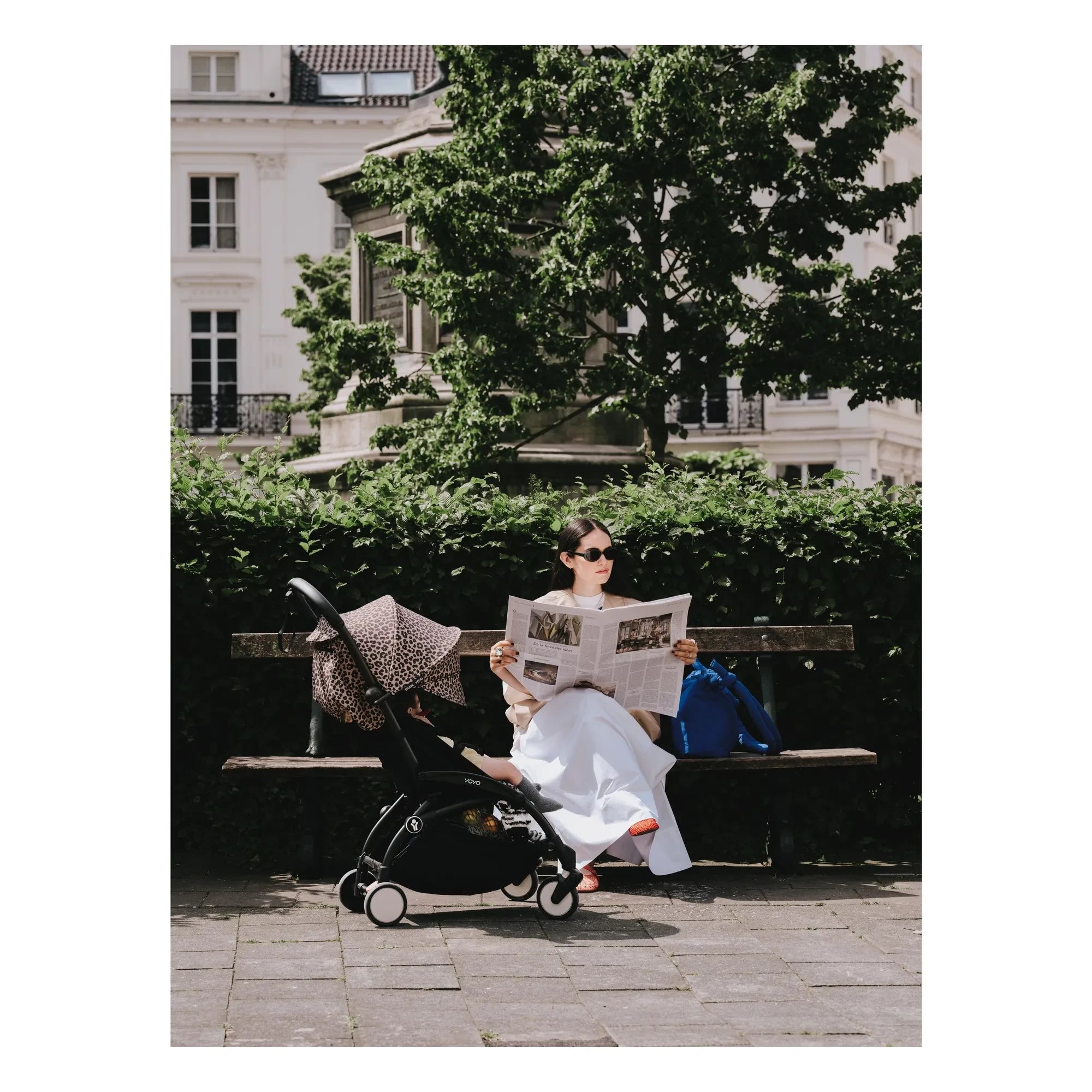 Stokke® - Cochecito YOYO³ 6+ Chasis blanco | Leopard