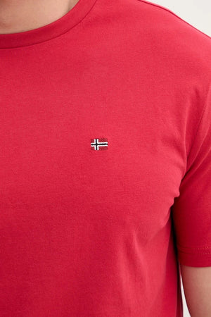 Camiseta de algodón para hombre Napapijri SALIS