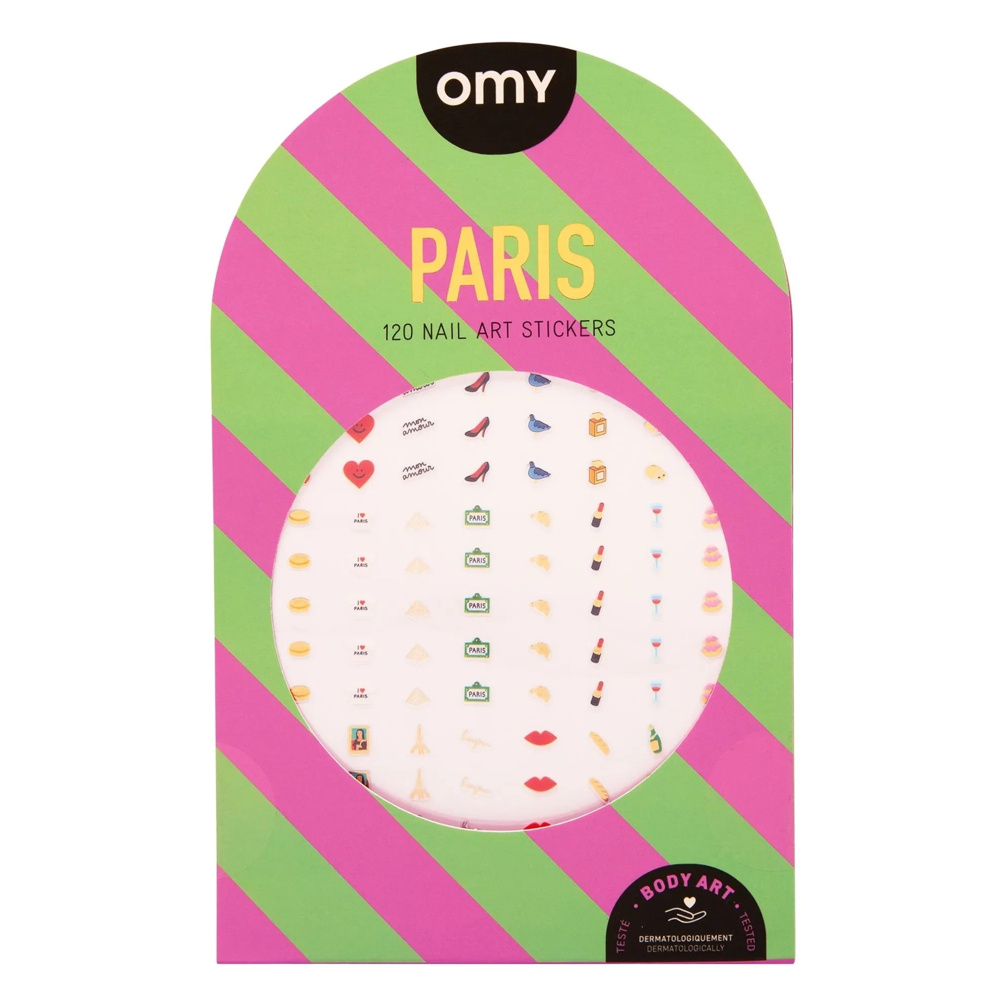 Omy - Pegatinas para uñas de París