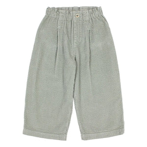 Búho - Pantalón de terciopelo para mujer | Eucalipto