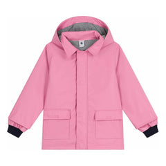 Petit Bateau - Chubasquero icónico de fibra reciclada | Rosa caramelo