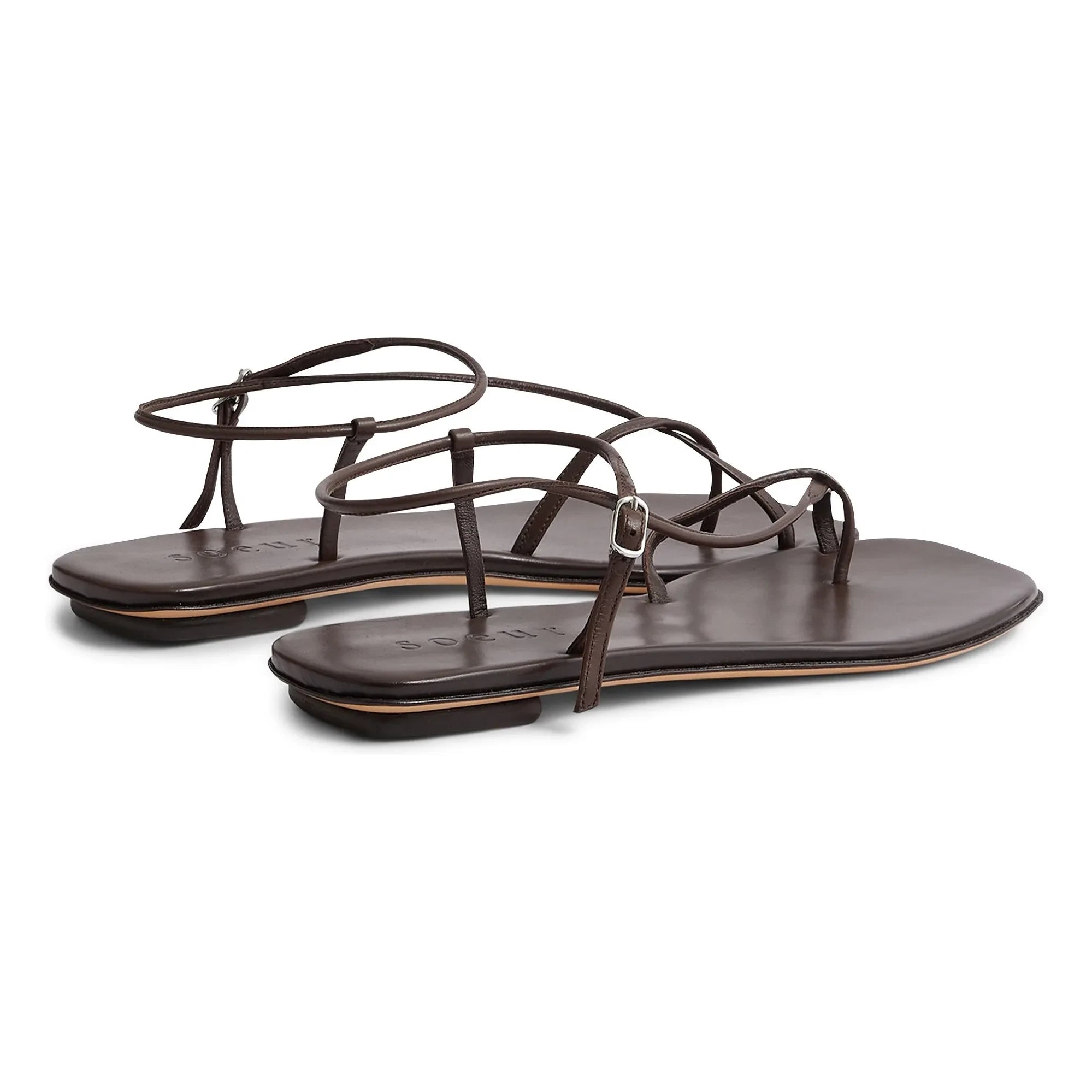 Soeur - Sandalias de piel Rosalie | Marrón