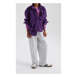 American Vintage - Jogger Large Atubay | Blanco jaspeado