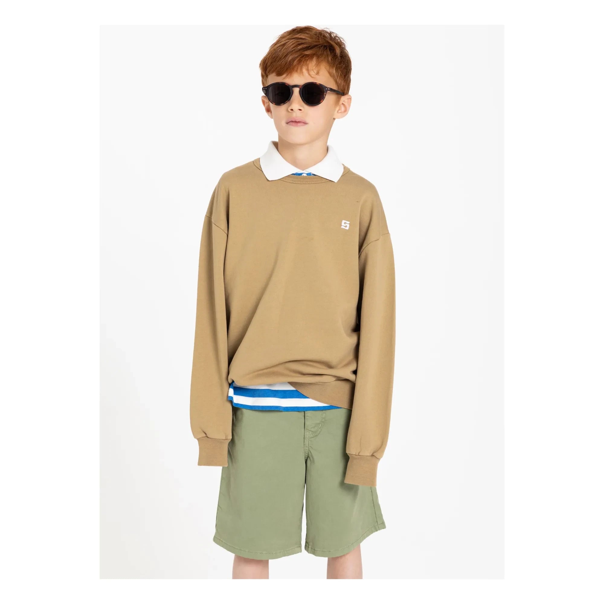 Smallable Kid - Pantalones cortos chinos Skye | Caqui